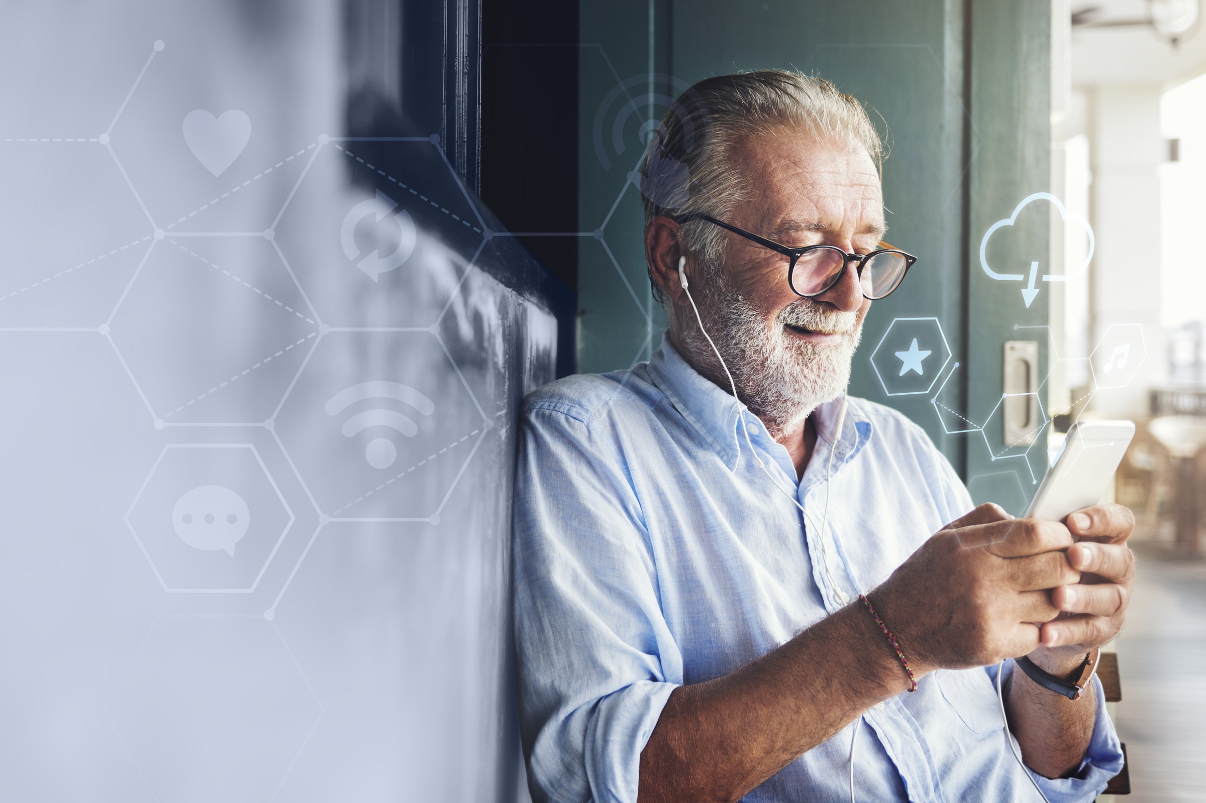 senior health social media